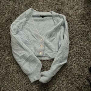 Fuzzy tank and sweater